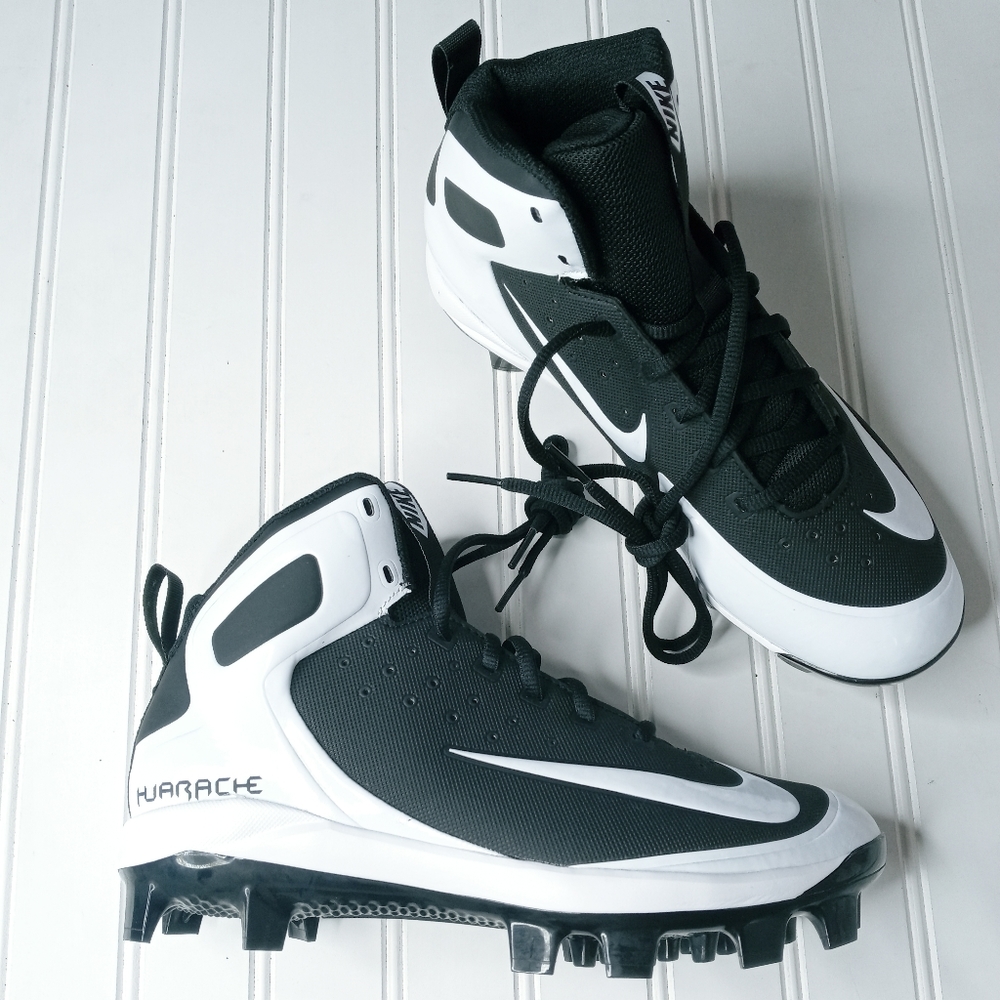 NIKE HUARACHE PRO MID MCS MEN'S BASEBALL CLEATS 92